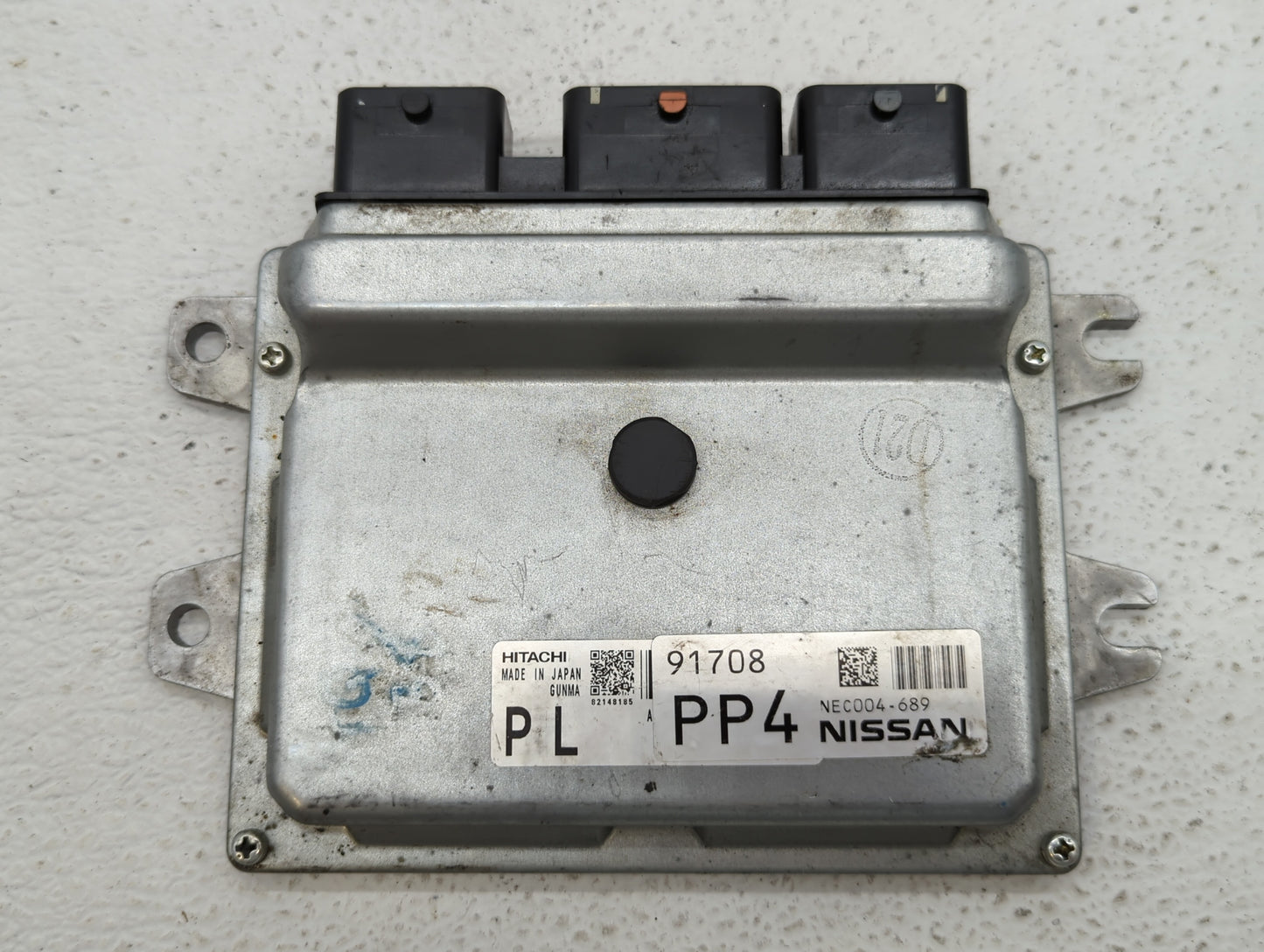 2014 Nissan Cube PCM Engine Control Computer ECU ECM PCU OEM P/N:NEC004-689 Fits OEM Used Auto Parts - Oemusedautoparts1.com