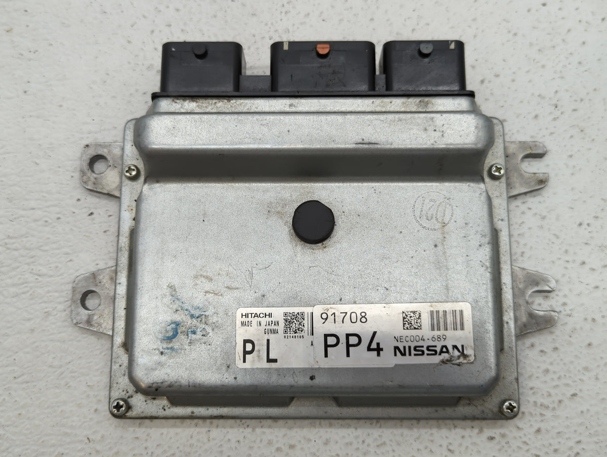 2014 Nissan Cube PCM Engine Control Computer ECU ECM PCU OEM P/N:NEC004-689 OEM Used Auto Parts - Oemusedautoparts1.com