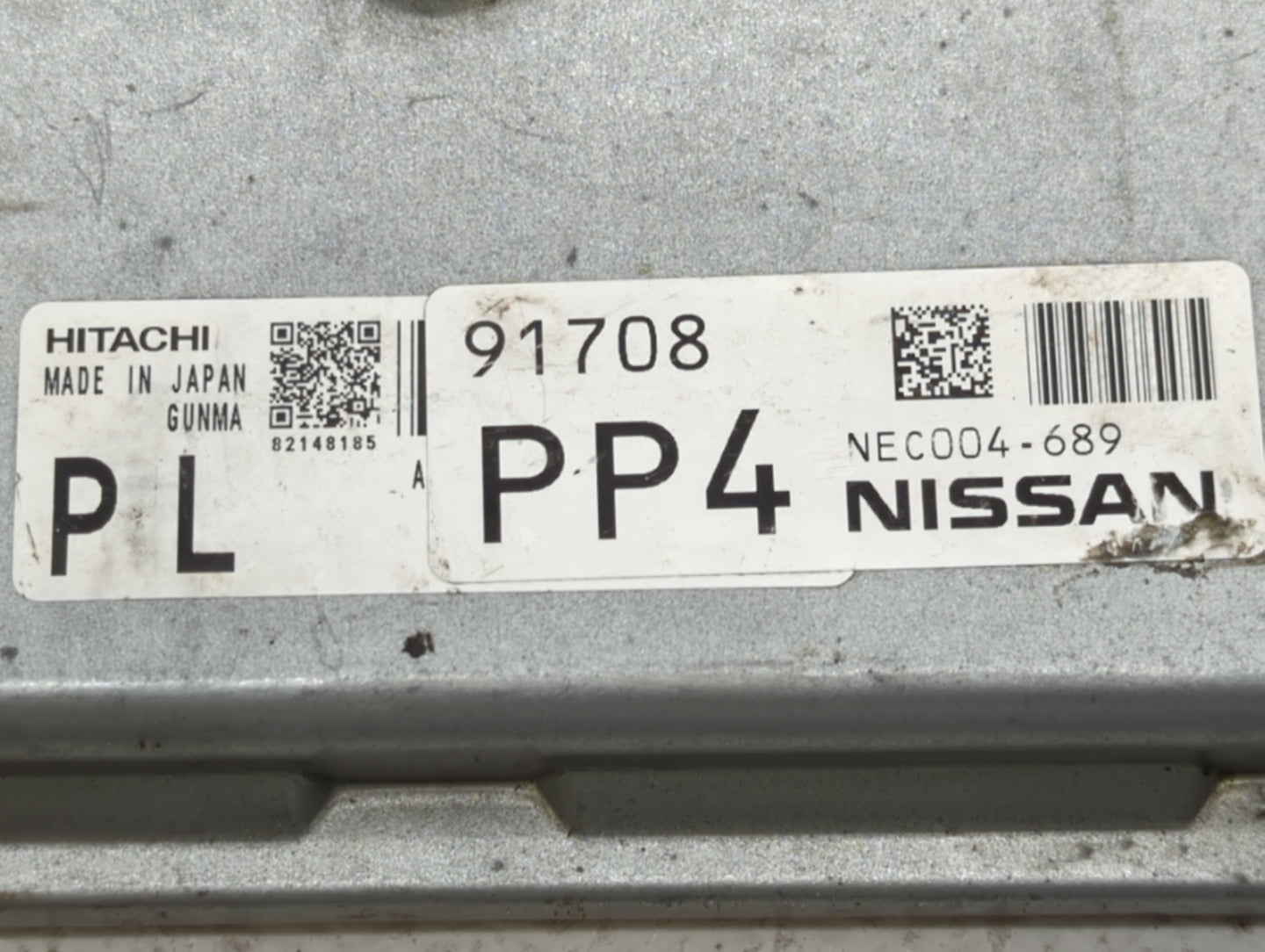 2014 Nissan Cube PCM Engine Control Computer ECU ECM PCU OEM P/N:NEC004-689 Fits OEM Used Auto Parts - Oemusedautoparts1.com