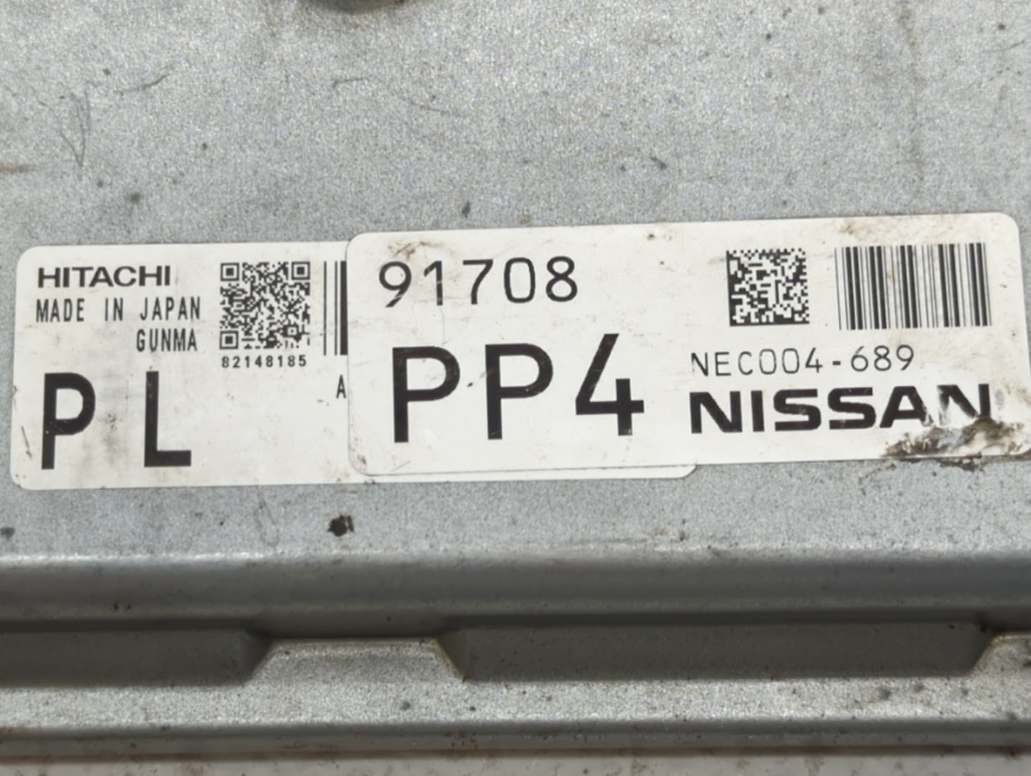 2014 Nissan Cube PCM Engine Control Computer ECU ECM PCU OEM P/N:NEC004-689 Fits OEM Used Auto Parts - Oemusedautoparts1.com