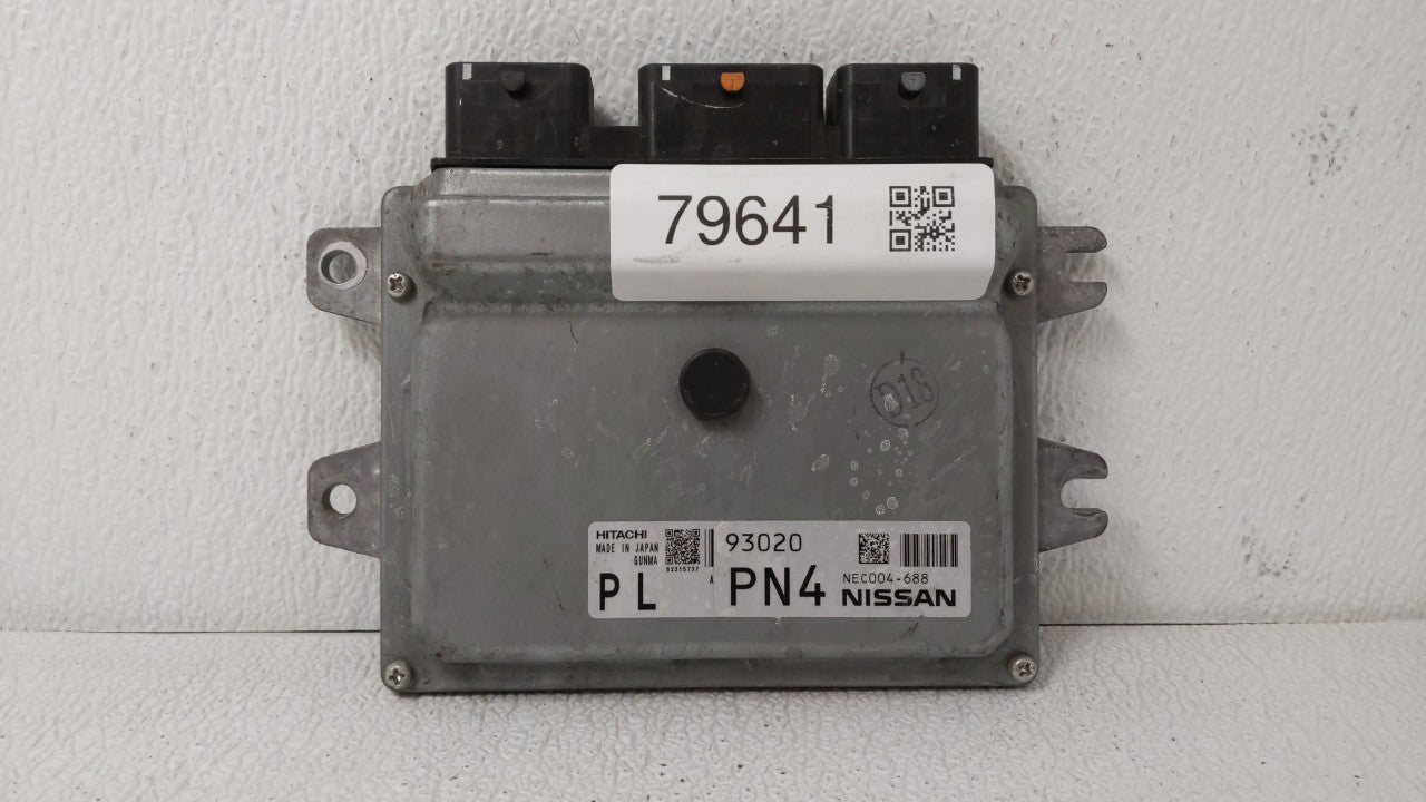2014 Nissan Cube PCM Engine Control Computer ECU ECM PCU OEM P/N:NEC004-688 Fits OEM Used Auto Parts - Oemusedautoparts1.com