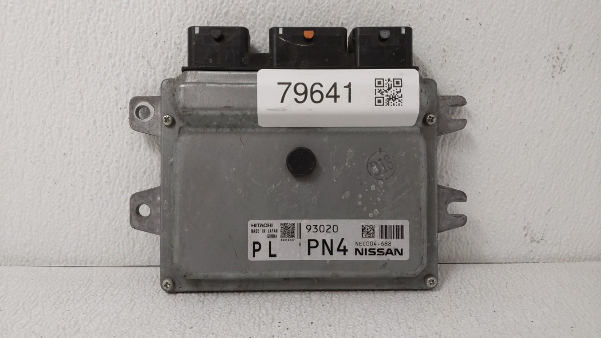 2014 Nissan Cube PCM Engine Control Computer ECU ECM PCU OEM P/N:NEC004-688 OEM Used Auto Parts - Oemusedautoparts1.com