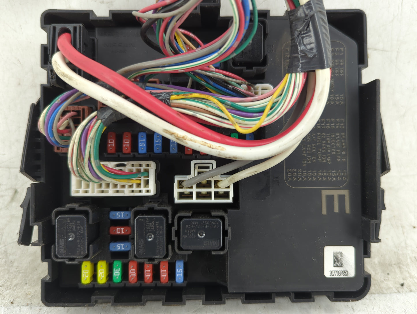 2010-2022 Nissan Frontier Fusebox Fuse Box Panel Relay Module P/N:284B7 ZE03B Fits OEM Used Auto Parts - Oemusedautoparts1.c