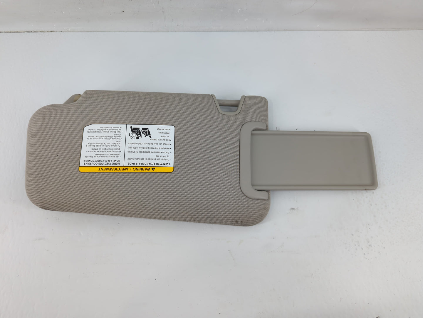 2014 Nissan Juke Sun Visor Shade Replacement Passenger Right Mirror Fits OEM Used Auto Parts - Oemusedautoparts1.com