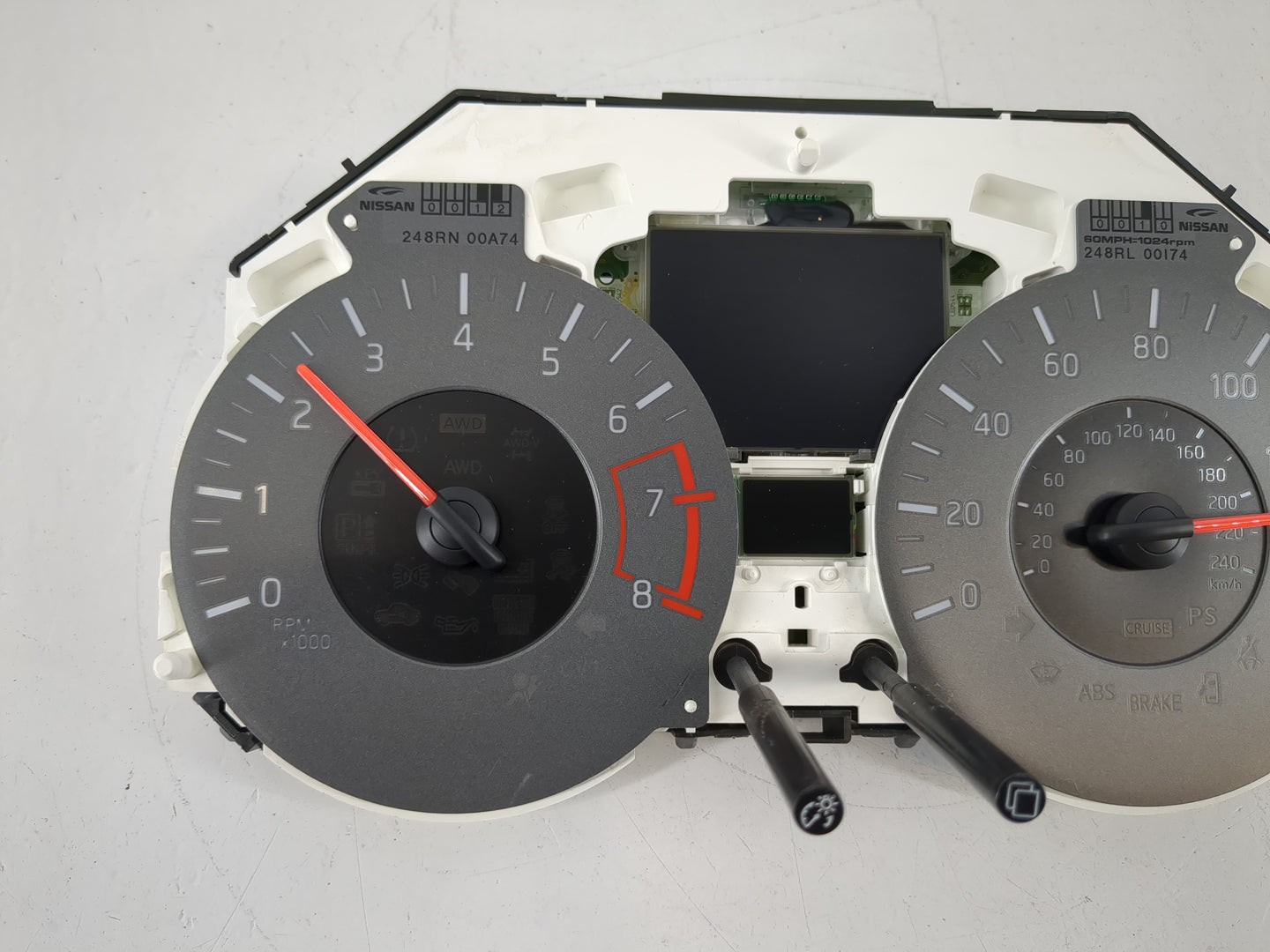 2012-2014 Nissan Juke Instrument Cluster Speedometer Gauges P/N:1TU5C/E6RB Fits Fits 2012 2013 2014 OEM Used Auto Parts - Oe