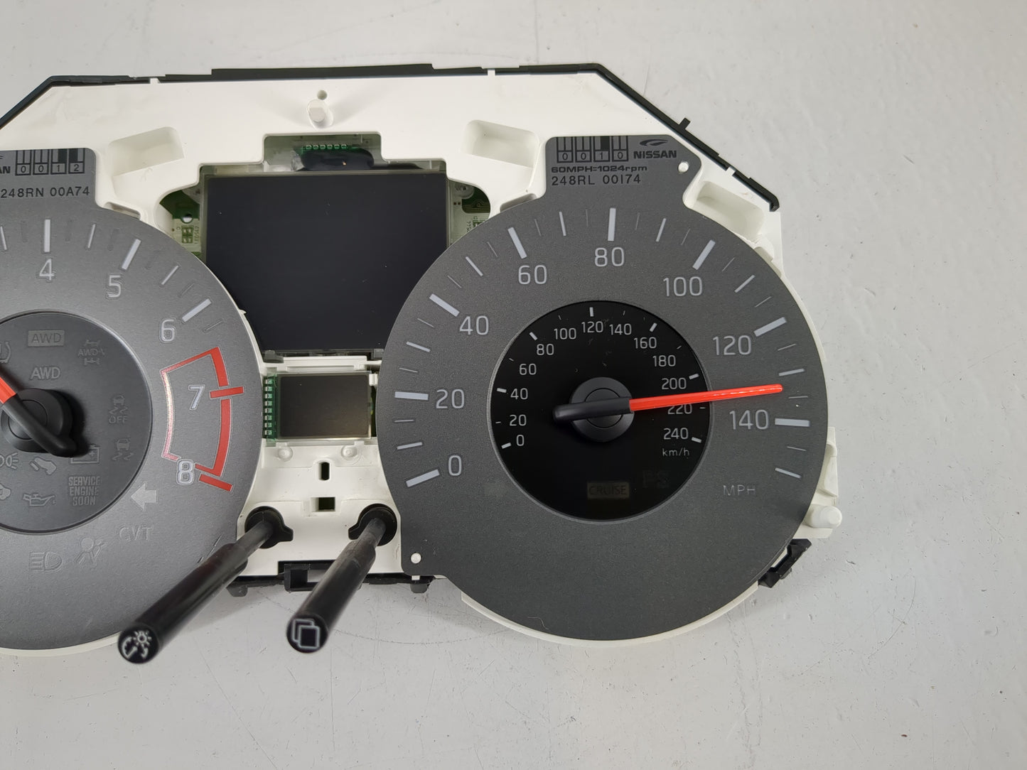 2012-2014 Nissan Juke Instrument Cluster Speedometer Gauges P/N:1TU5C/E6RB Fits Fits 2012 2013 2014 OEM Used Auto Parts - Oe