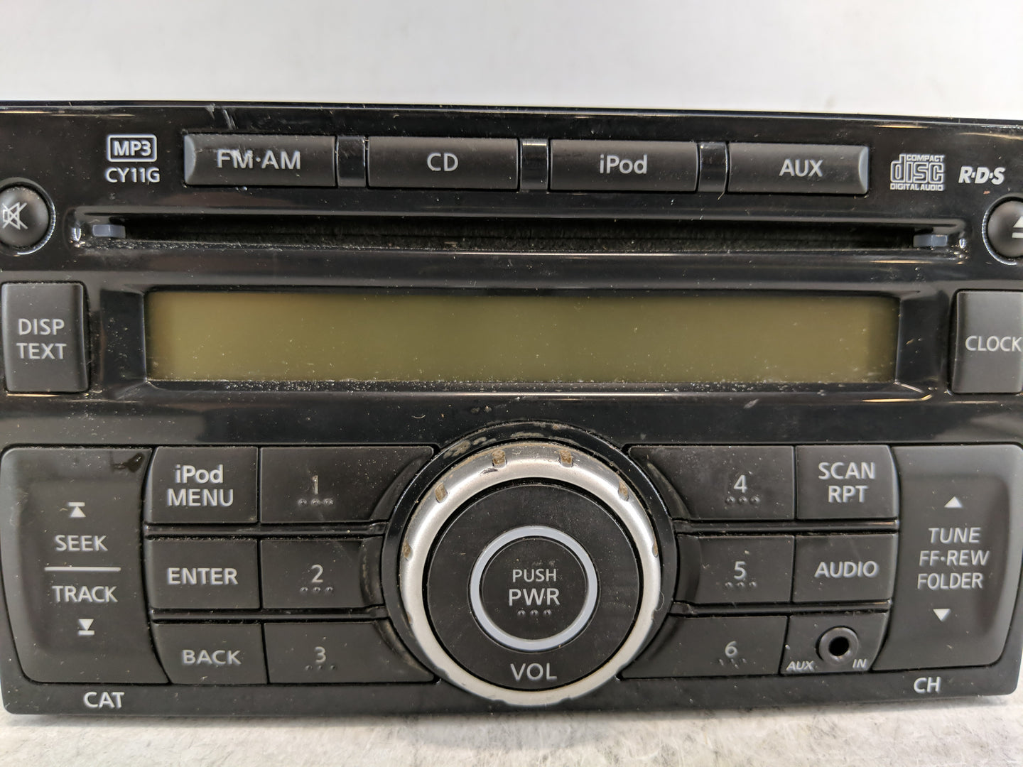 2011-2014 Nissan Juke Radio AM FM Cd Player Receiver Replacement P/N:28185 1KM2A Fits Fits 2011 2012 2013 2014 OEM Used Auto