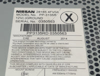 2014 Nissan Juke Radio AM FM Cd Player Receiver Replacement P/N:28185 4FV0A Fits OEM Used Auto Parts - Oemusedautoparts1.com