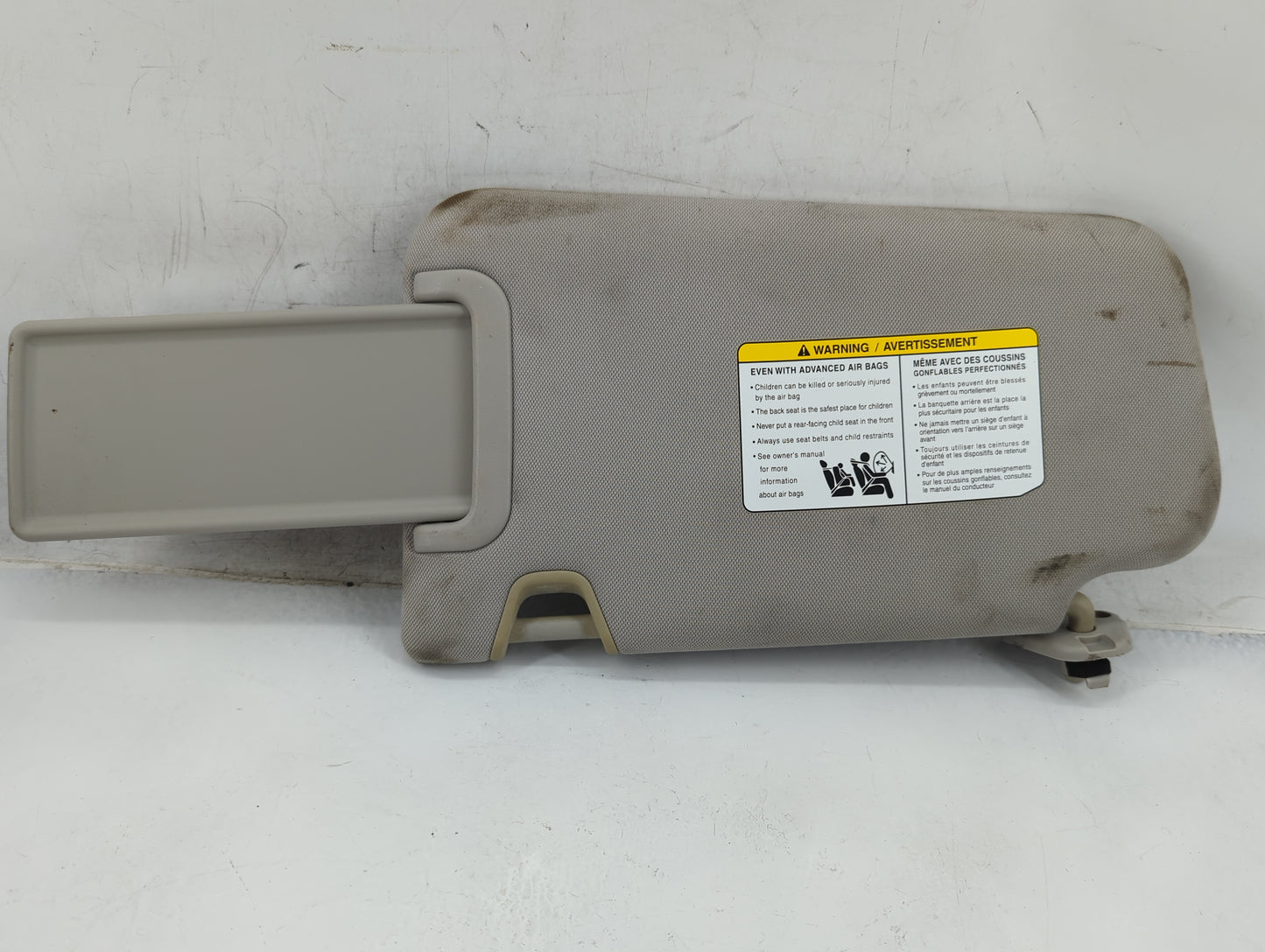 2014 Nissan Juke Sun Visor Shade Replacement Passenger Right Mirror Fits OEM Used Auto Parts - Oemusedautoparts1.com