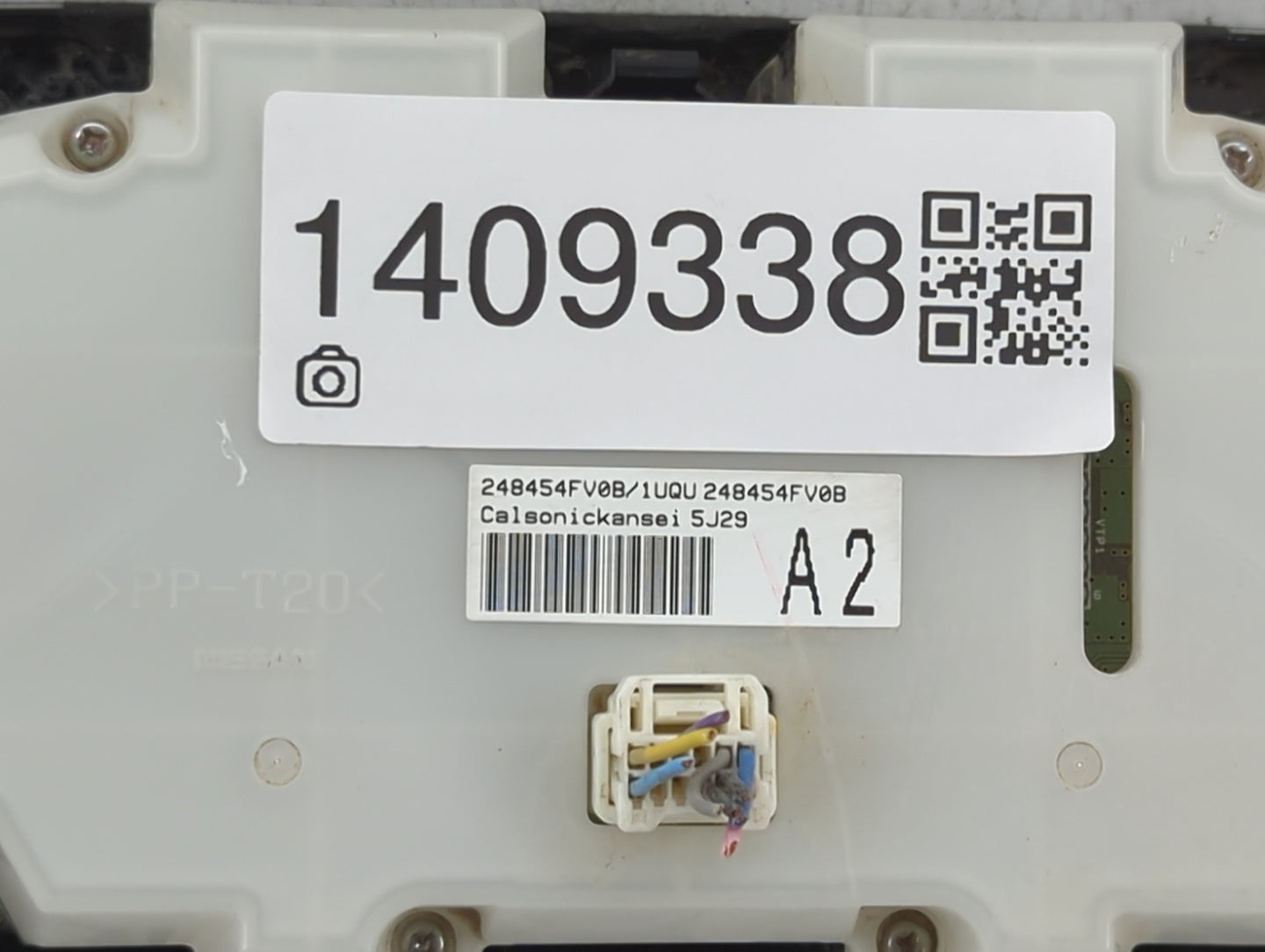 2014 Nissan Juke Climate Control Module Temperature AC/Heater Replacement P/N:248454FV0B Fits OEM Used Auto Parts - Oemuseda