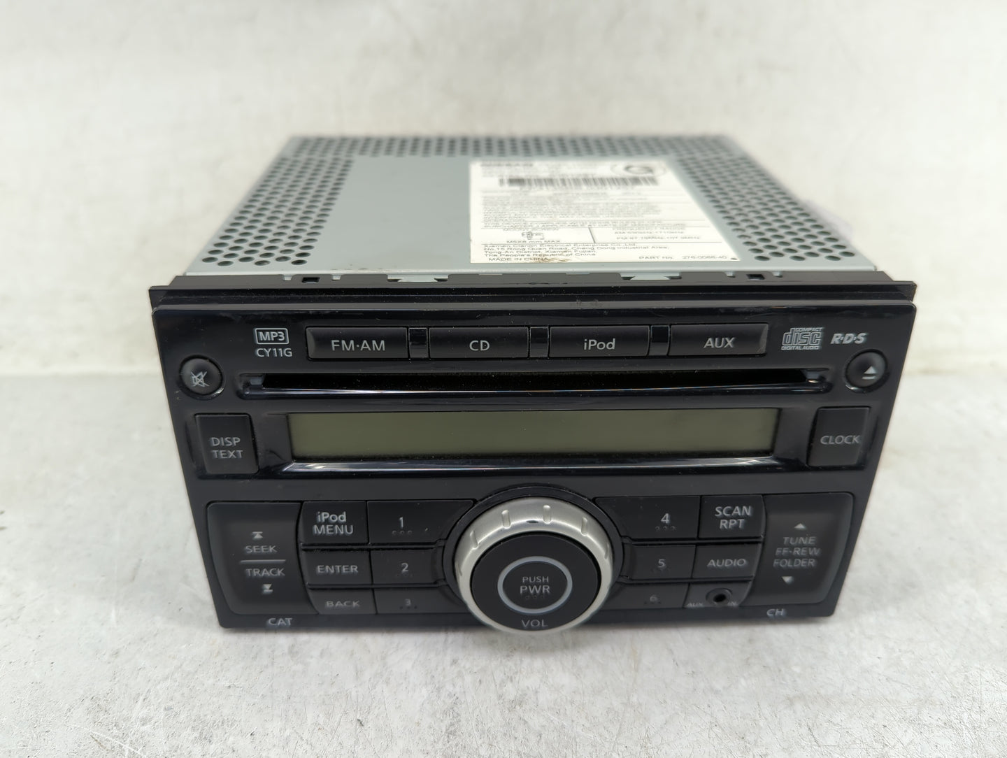 2011-2014 Nissan Juke Radio AM FM Cd Player Receiver Replacement P/N:281851KM2A PP-3135R Fits Fits 2011 2012 2013 2014 OEM U