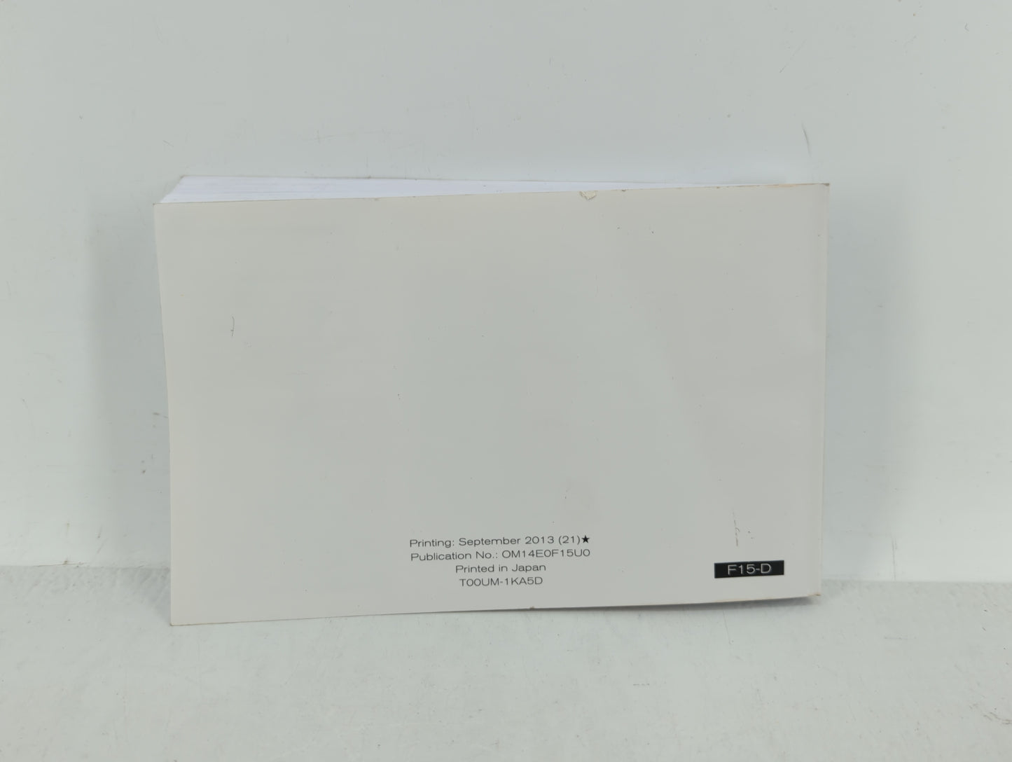 2014 Nissan Juke Owners Manual Book Guide OEM Used Auto Parts - Oemusedautoparts1.com