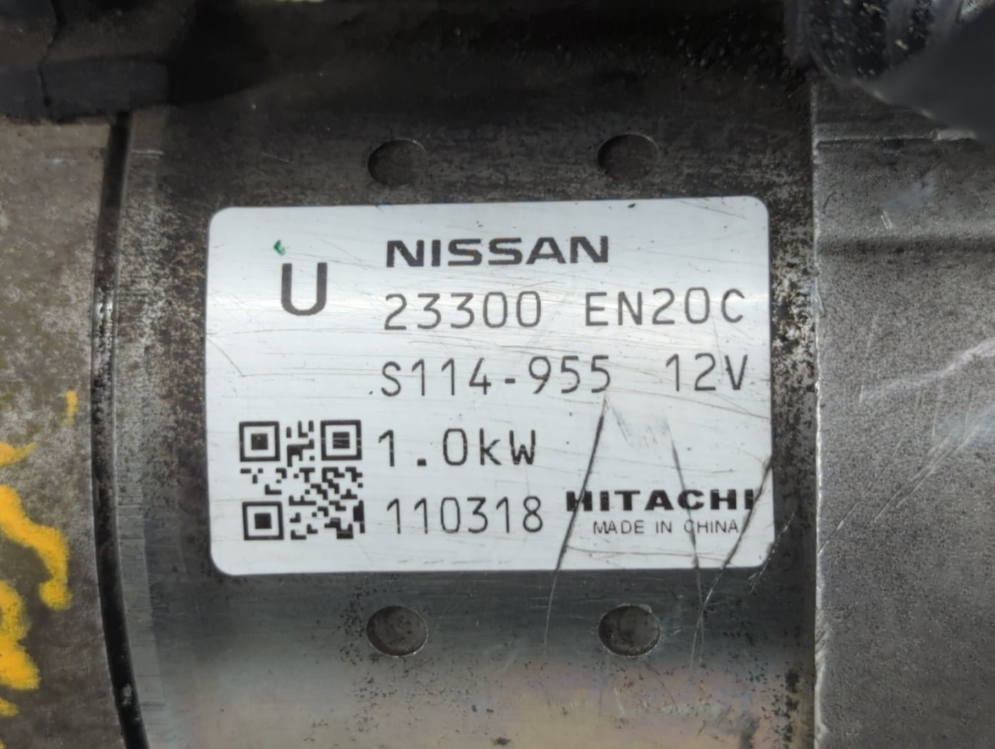 2013-2017 Nissan Juke Car Starter Motor Solenoid OEM P/N:23300 EN20C Fits Fits 2013 2014 2015 2016 2017 2018 2019 2020 OEM U