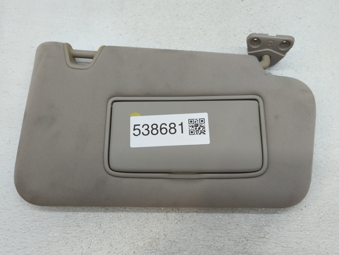 2014 Nissan Juke Sun Visor Shade Replacement Driver Left Mirror Fits OEM Used Auto Parts - Oemusedautoparts1.com