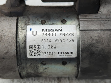 2013-2017 Nissan Juke Car Starter Motor Solenoid OEM P/N:23300 EN22B Fits Fits 2013 2014 2015 2016 2017 2018 2019 2020 OEM Used Auto Parts