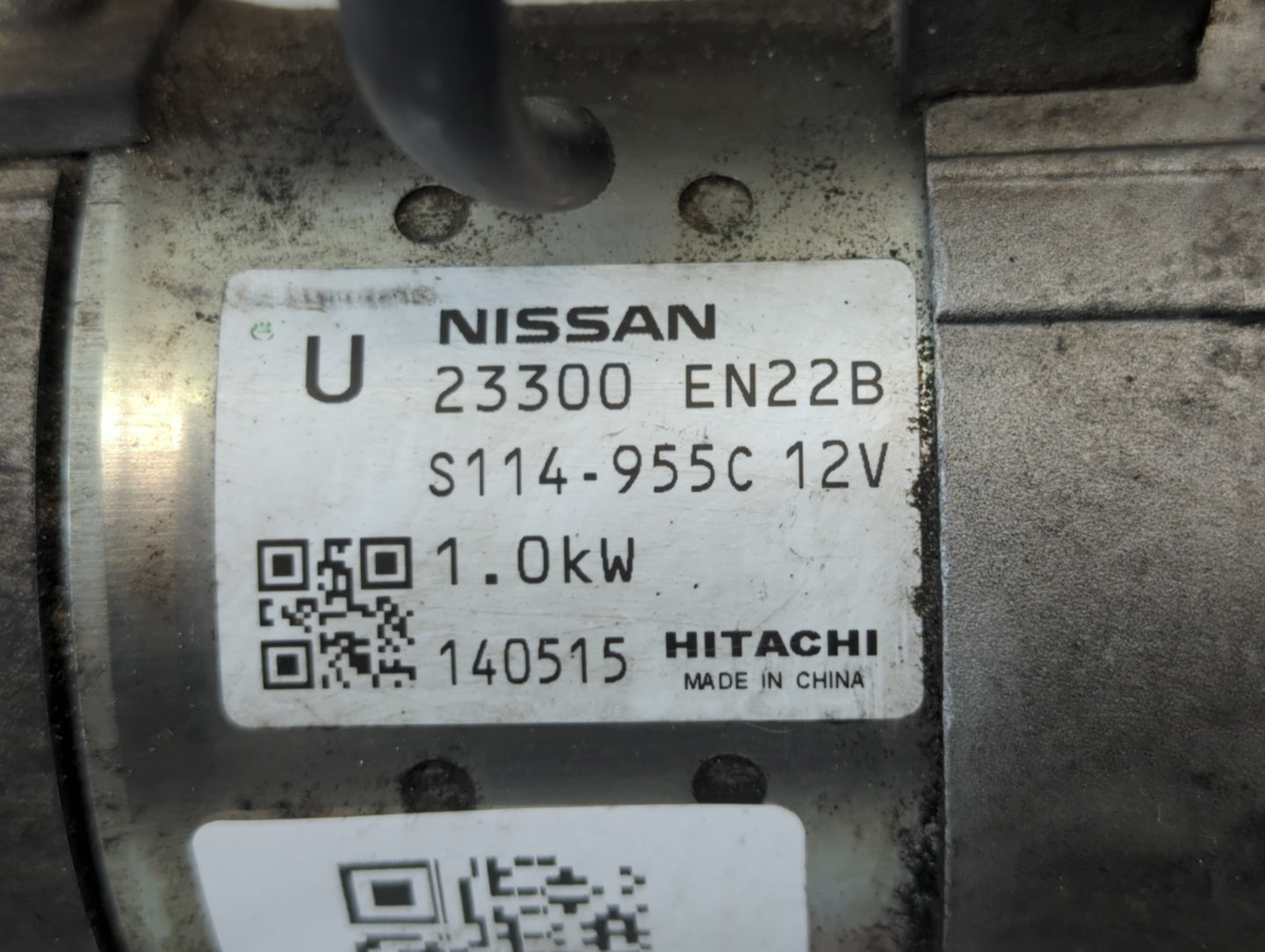 2013-2017 Nissan Juke Car Starter Motor Solenoid OEM P/N:S114-955C 23300 EN22B Fits Fits 2013 2014 2015 2016 2017 2018 2019 