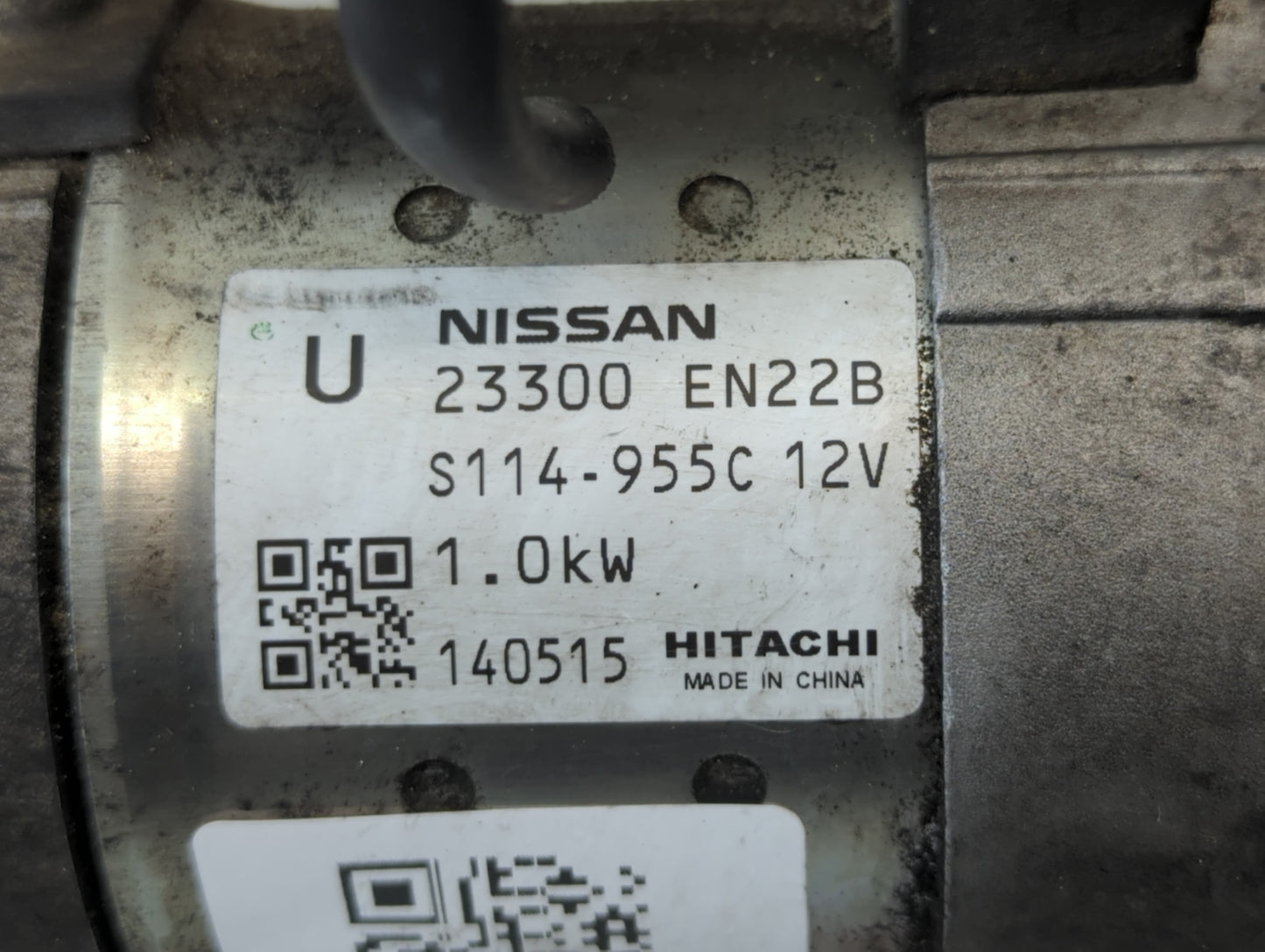 2013-2017 Nissan Juke Car Starter Motor Solenoid OEM P/N:S114-955C 23300 EN22B Fits Fits 2013 2014 2015 2016 2017 2018 2019 