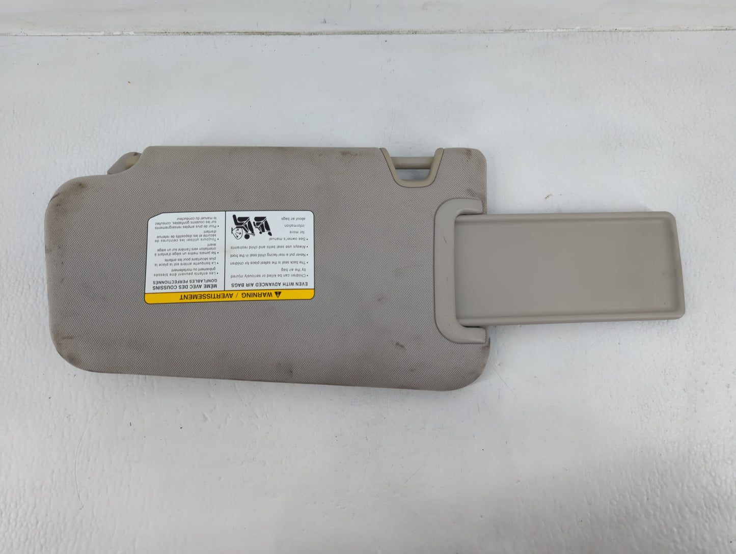 2014 Nissan Juke Sun Visor Shade Replacement Passenger Right Mirror Fits OEM Used Auto Parts - Oemusedautoparts1.com