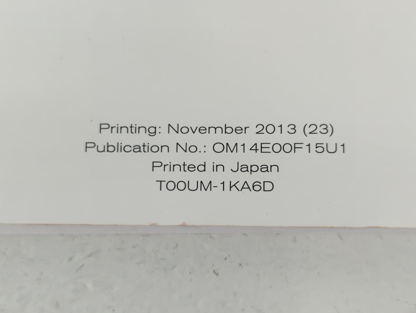 2014 Nissan Juke Owners Manual Book Guide P/N:TOOUM-1KA6D OEM Used Auto Parts - Oemusedautoparts1.com