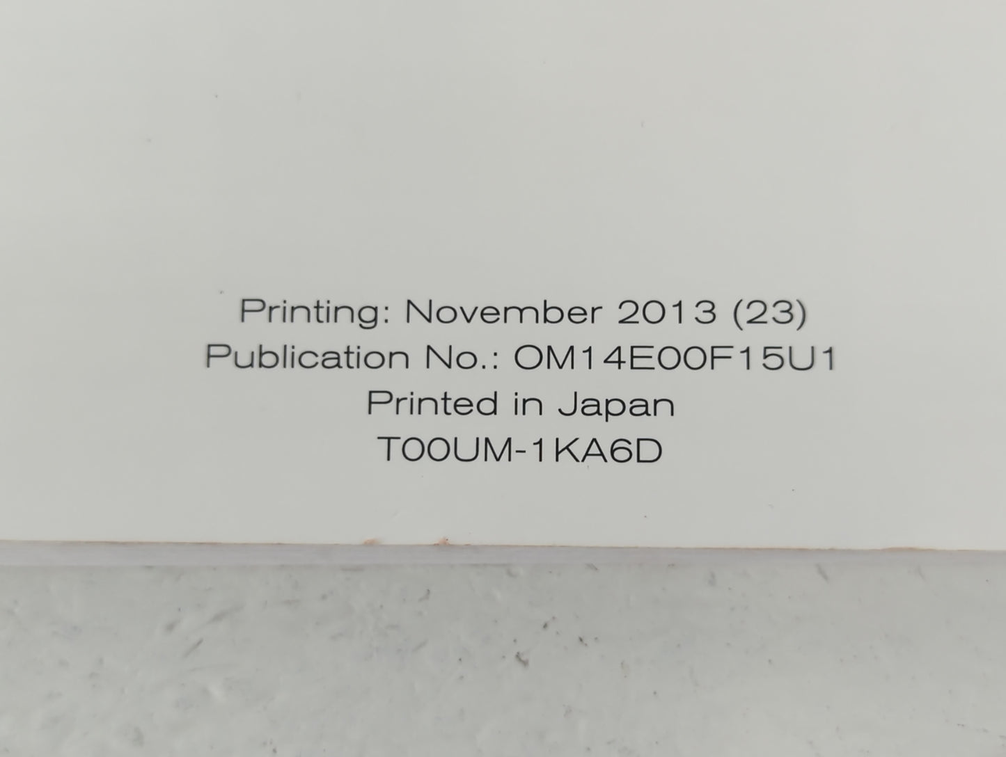 2014 Nissan Juke Owners Manual Book Guide P/N:TOOUM-1KA6D OEM Used Auto Parts - Oemusedautoparts1.com