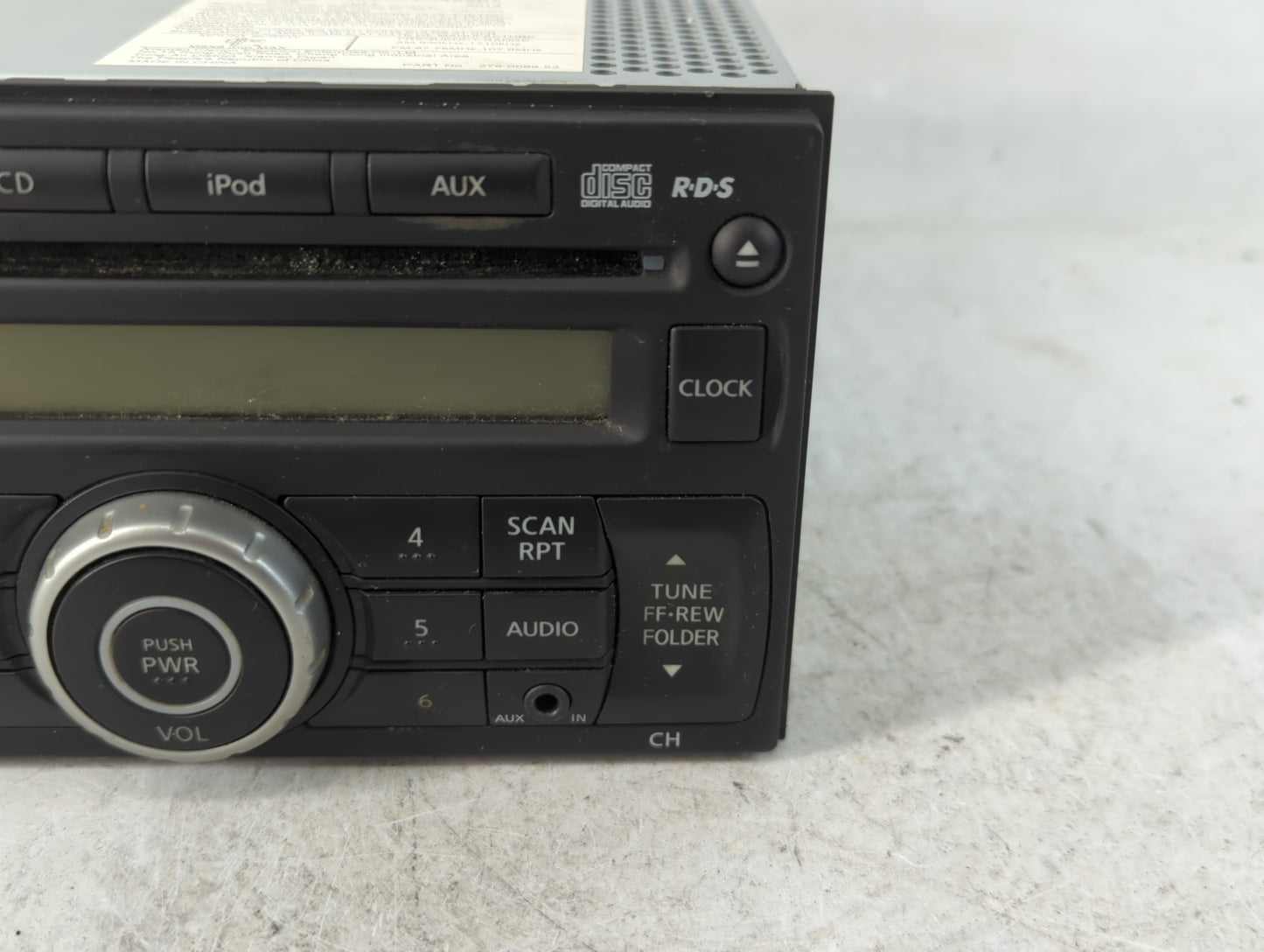 2014 Nissan Juke Radio AM FM Cd Player Receiver Replacement P/N:28185 4FV0A Fits OEM Used Auto Parts - Oemusedautoparts1.com