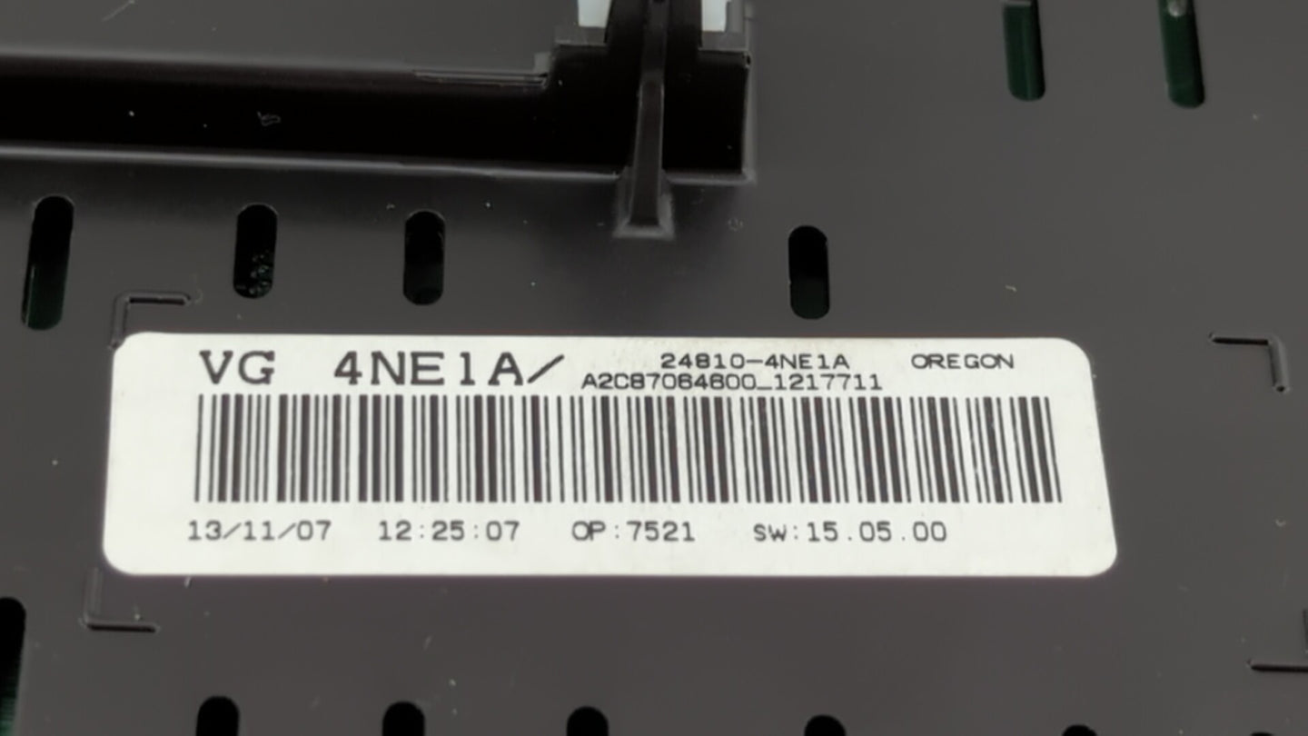 2014 Nissan Leaf Instrument Cluster Speedometer Gauges P/N:24810-4NE1A Fits OEM Used Auto Parts - Oemusedautoparts1.com