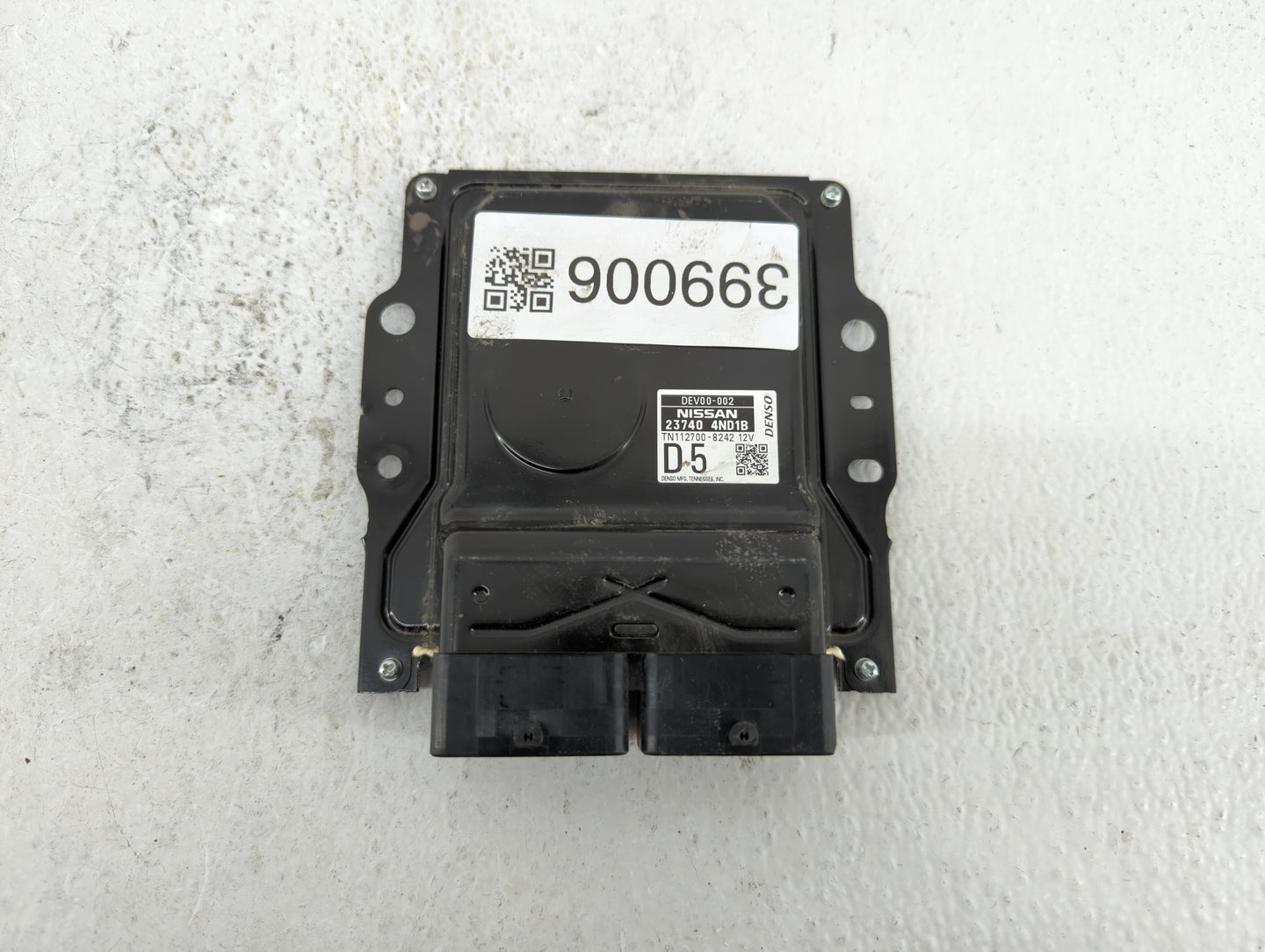 2014 Nissan Leaf PCM Engine Control Computer ECU ECM PCU OEM P/N:23740 4ND1B Fits OEM Used Auto Parts - Oemusedautoparts1.co