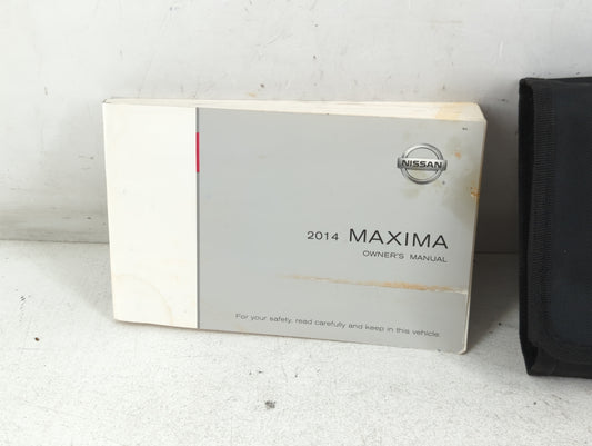 2014 Nissan Maxima Owners Manual Book Guide P/N:OM14E 0A35U0 OEM Used Auto Parts