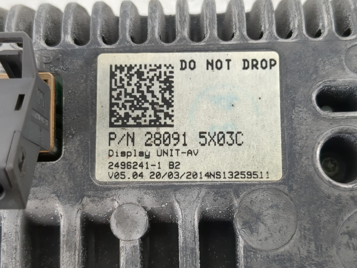 2010-2014 Nissan Maxima Information Radio Display Screen 1098357 - Oemusedautoparts1.com
