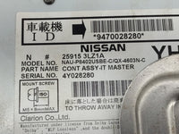 2013-2014 Nissan Maxima Radio AM FM Cd Player Receiver Replacement P/N:25915 3LZ1A Fits Fits 2013 2014 2015 OEM Used Auto Pa