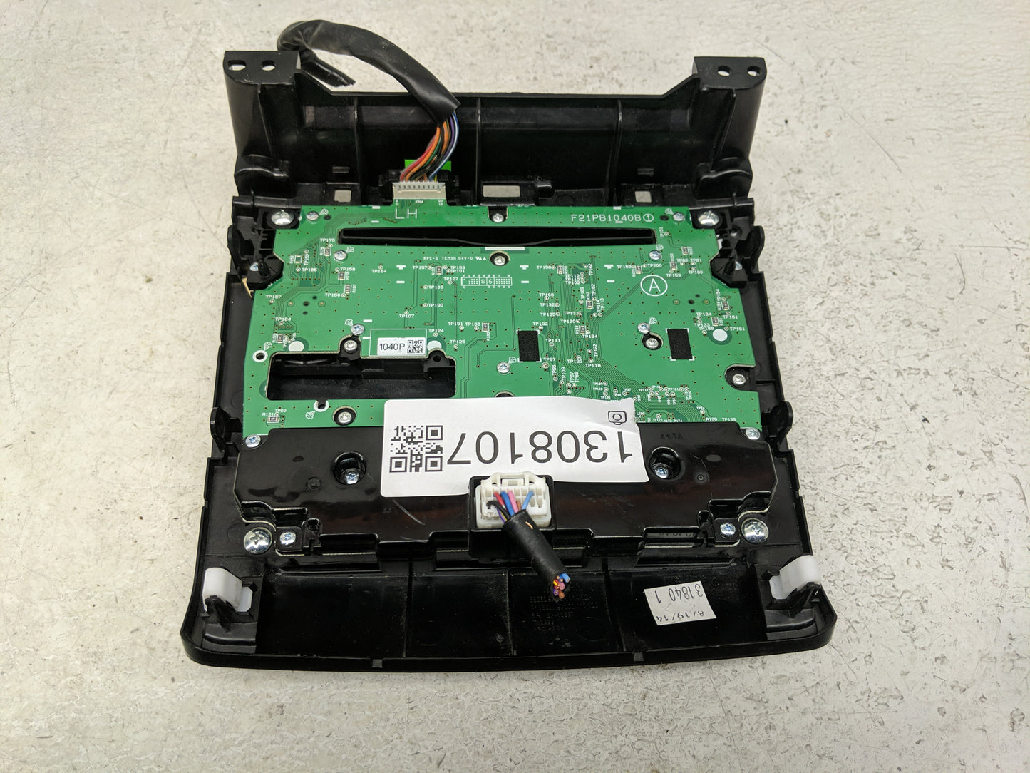 2014 Nissan Maxima Climate Control Module Temperature AC/Heater Replacement P/N:F21PB1040B Fits Fits 2013 2015 2016 OEM Used