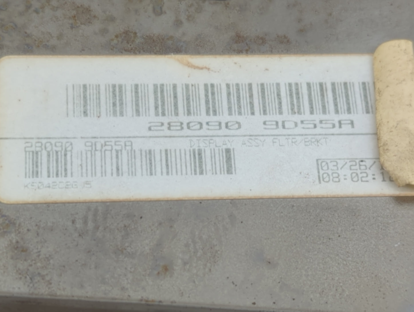 2012-2014 Nissan Maxima Information Display Screen - Oemusedautoparts1.com