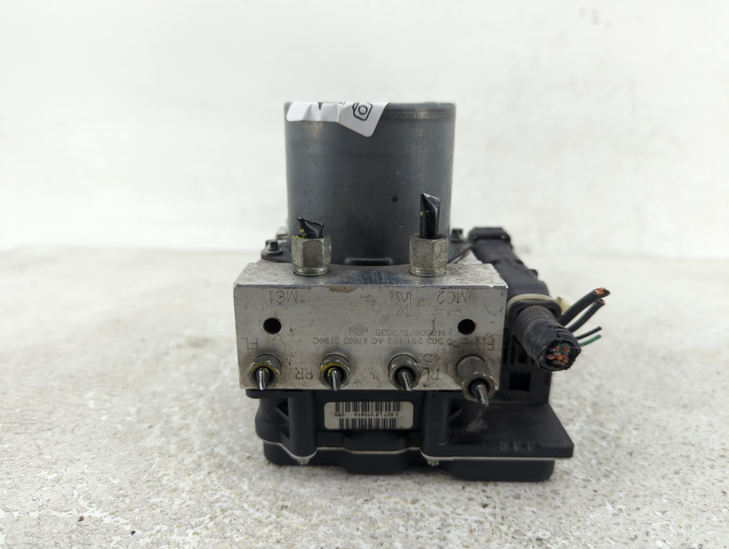 2014 Nissan Maxima ABS Pump Control Module Replacement P/N:47660 ZY90C 0 265 251 463 Fits OEM Used Auto Parts - Oemusedautop