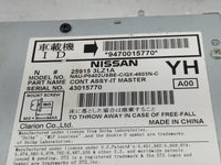 2013-2014 Nissan Maxima Radio AM FM Cd Player Receiver Replacement P/N:25915 3LZ1A Fits Fits 2013 2014 2015 OEM Used Auto Pa