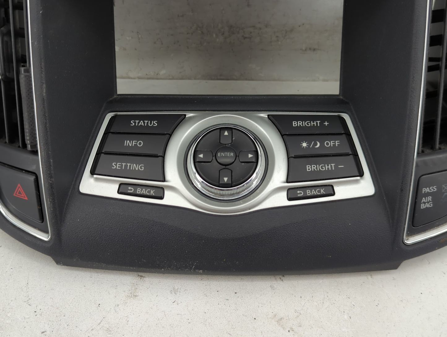 2012-2014 Nissan Maxima Radio AM FM Cd Player Receiver Replacement P/N:9N00B-210451 Fits Fits 2012 2013 2014 OEM Used Auto P
