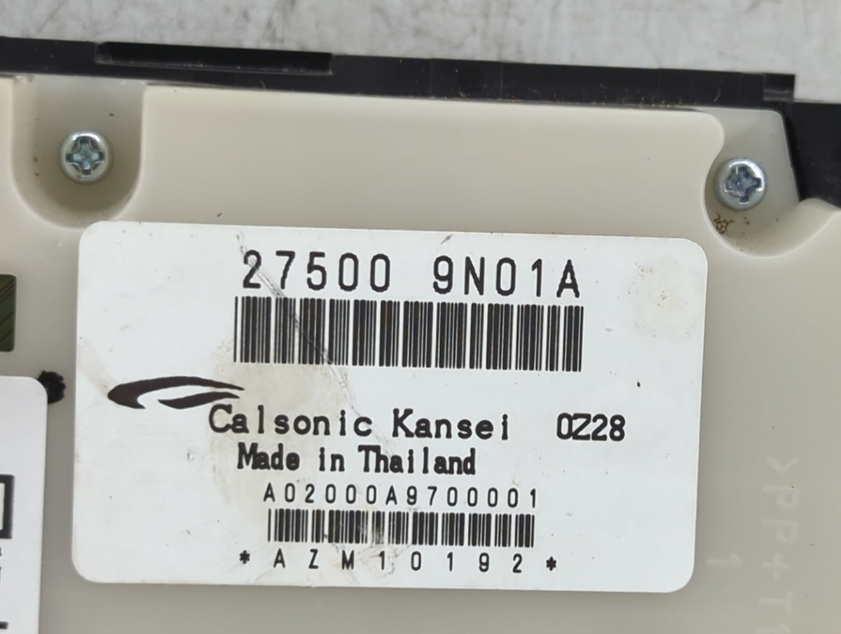 2009-2014 Nissan Maxima Ac Heater Climate Control 27500 9n01a 1418484 - Oemusedautoparts1.com