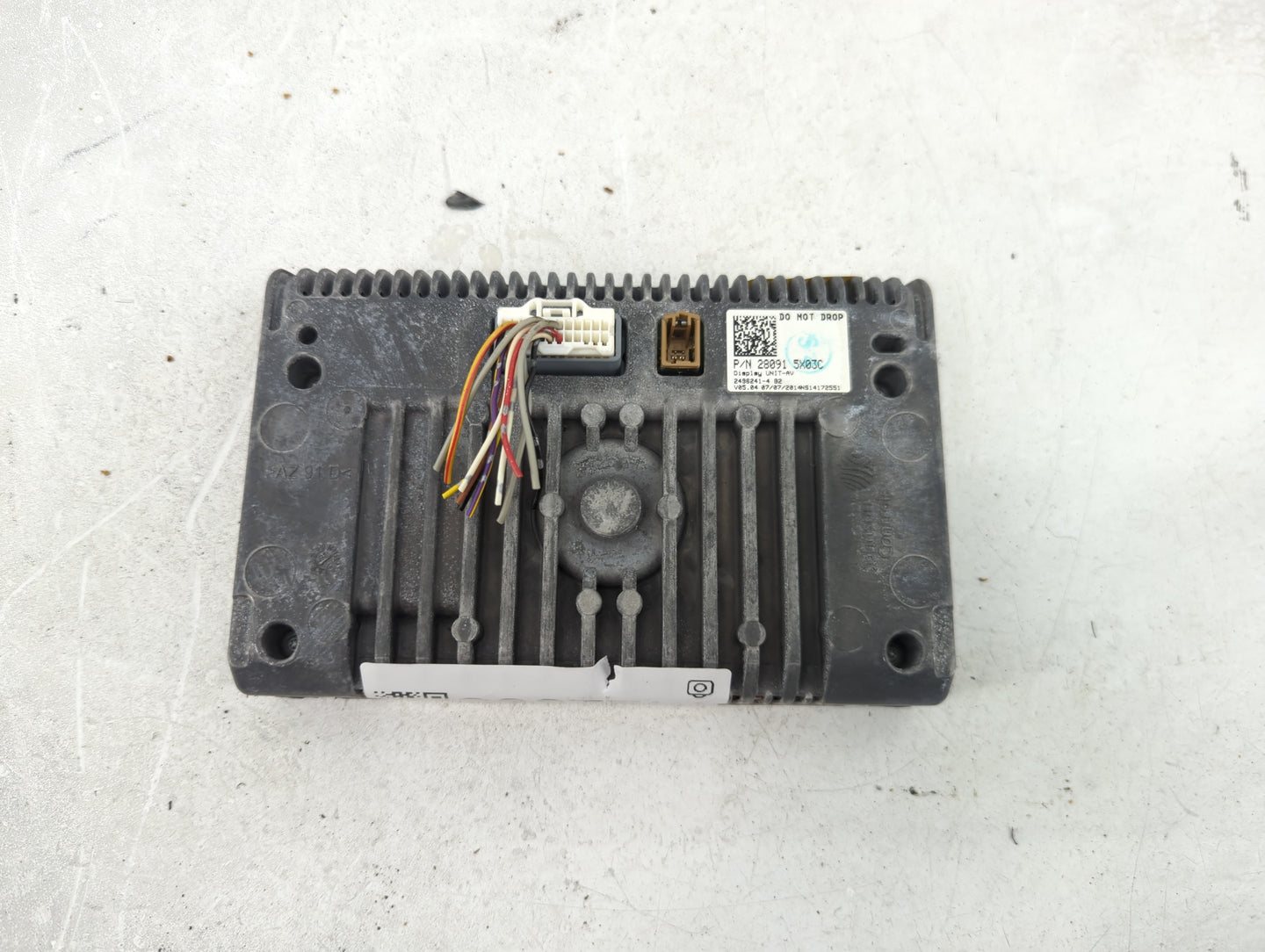 2014 Nissan Maxima Radio AM FM Cd Player Receiver Replacement P/N:28091-5X03C Fits OEM Used Auto Parts - Oemusedautoparts1.c