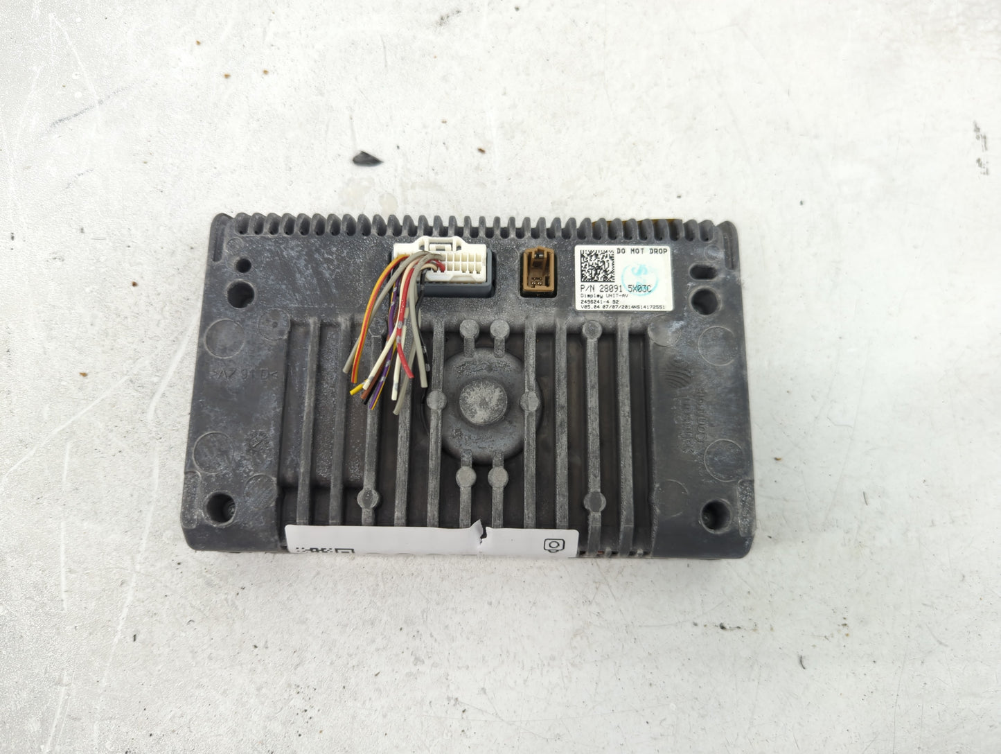 2014 Nissan Maxima Radio AM FM Cd Player Receiver Replacement P/N:28091-5X03C Fits OEM Used Auto Parts - Oemusedautoparts1.c