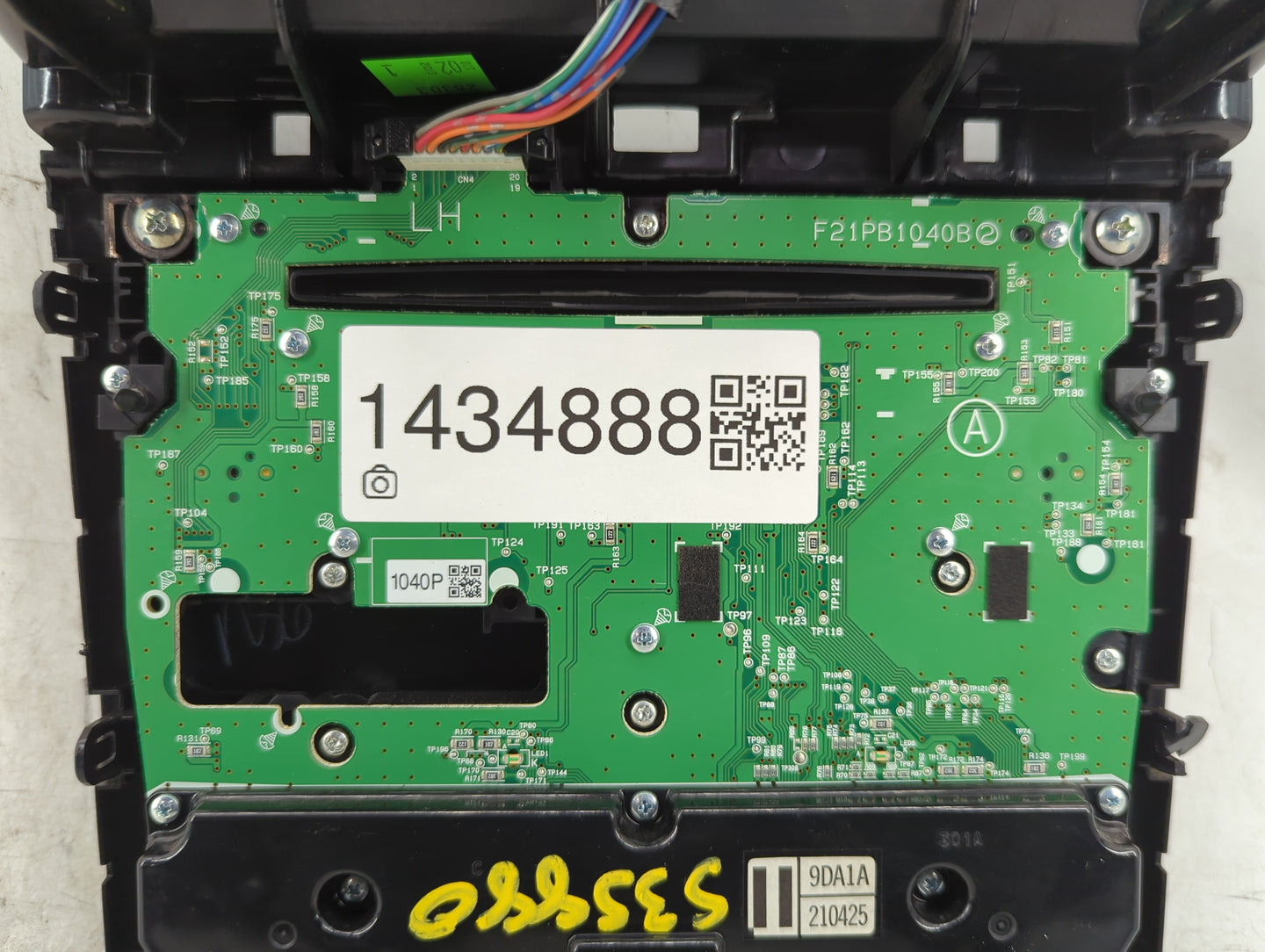 2012-2014 Nissan Maxima Radio AM FM Cd Player Receiver Replacement P/N:F21PB1040B 9DA1A, 210425 Fits Fits 2012 2013 2014 OEM