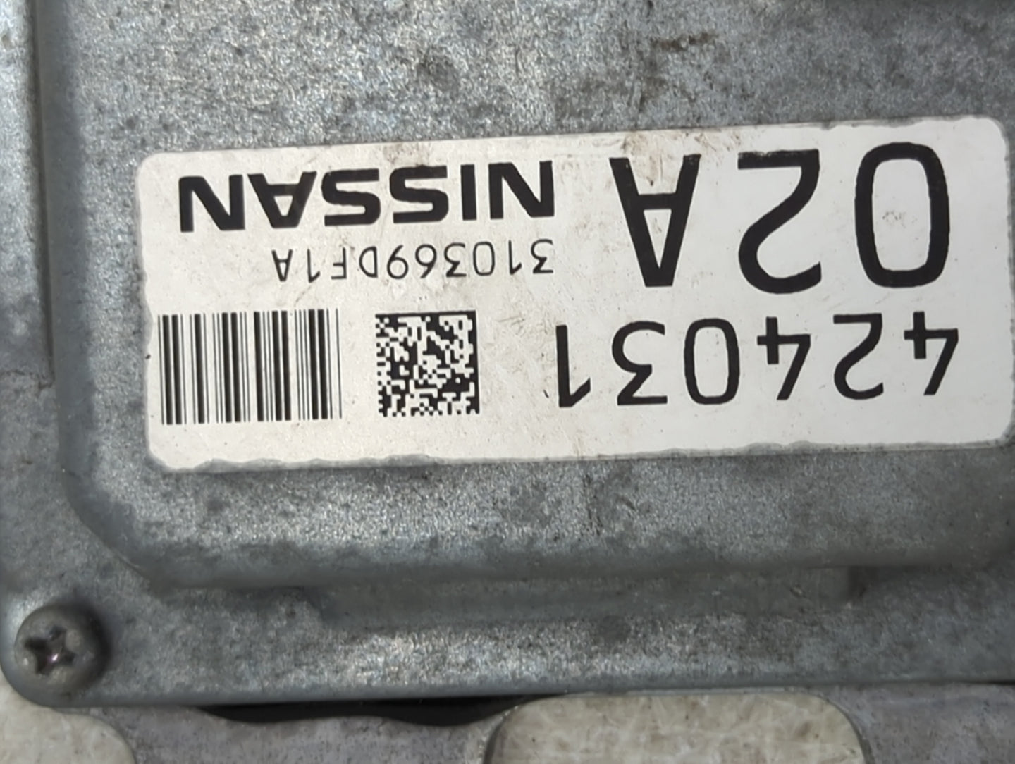 2014 Nissan Maxima PCM Engine Control Computer ECU ECM PCU OEM P/N:310369DF1A Fits OEM Used Auto Parts - Oemusedautoparts1.c