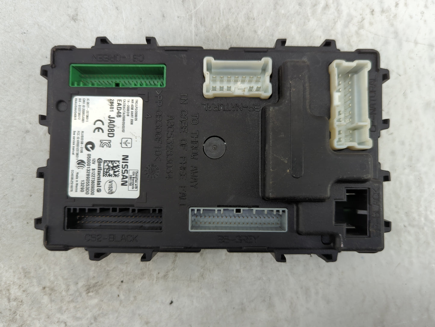 2014-2014 Nissan Maxima Body Control Module Bcm Inner Cabin Fuse Box - Oemusedautoparts1.com