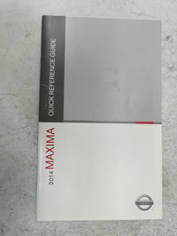 2014 Nissan Maxima Owners Manual Book Guide P/N:OM14E 0A35U0 MB14E NALLU3 OEM Used Auto Parts - Oemusedautoparts1.com