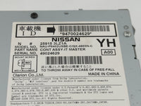2013-2014 Nissan Maxima Radio AM FM Cd Player Receiver Replacement P/N:25915 3LZ1A NAU-P8402USBE-C/QX-4603N-C Fits OEM Used 