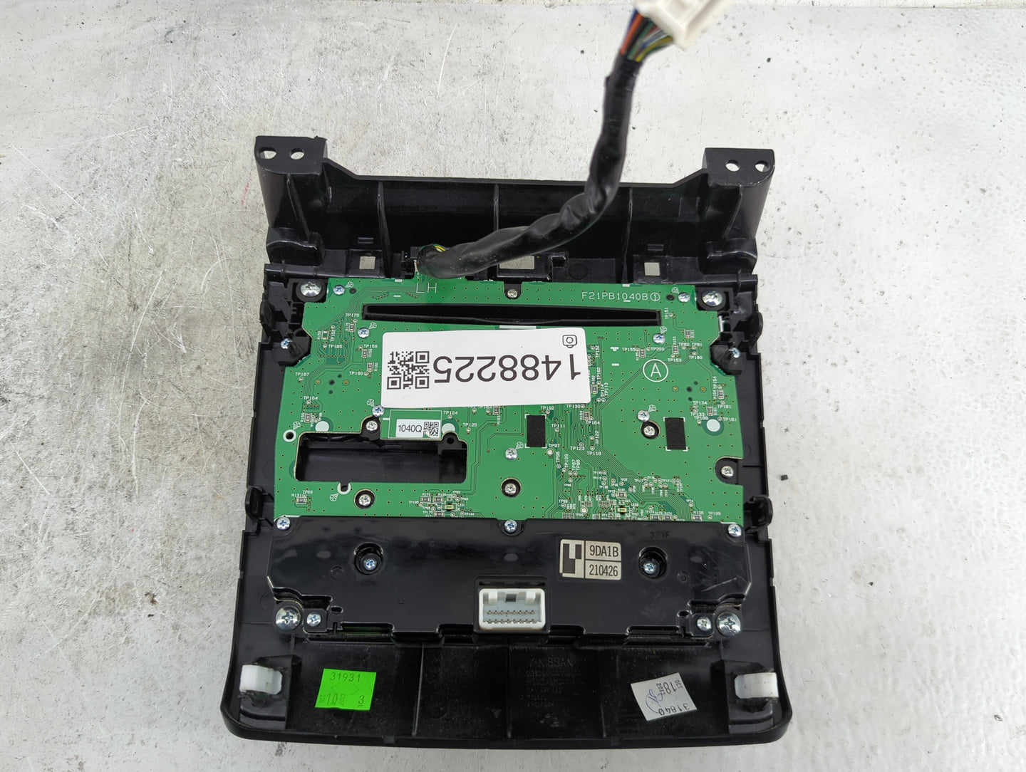 2009-2014 Nissan Maxima Climate Control Module Temperature AC/Heater Replacement P/N:F21PB1040B 9DA1B Fits OEM Used Auto Par