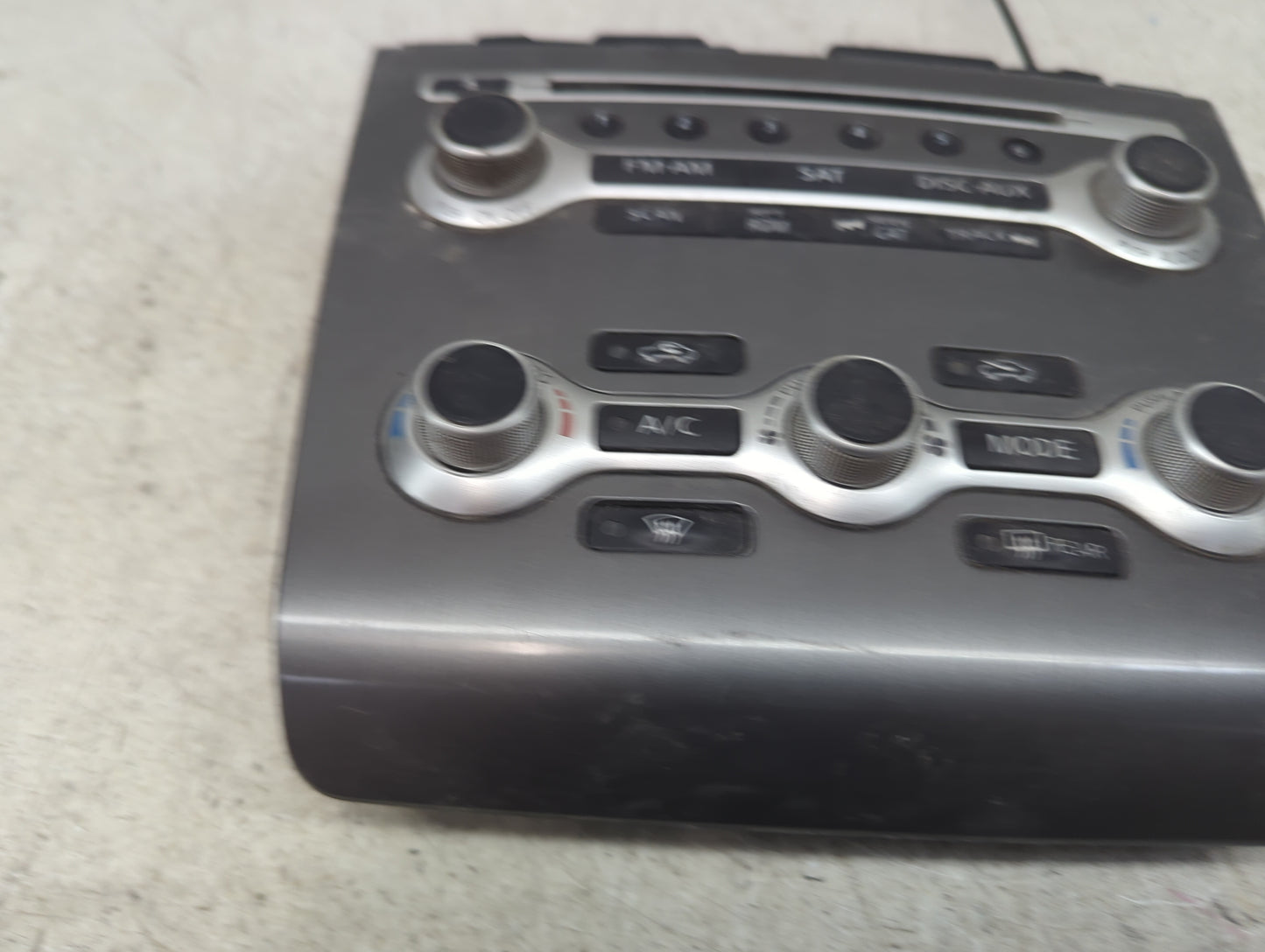 2012-2014 Nissan Maxima Radio Control Panel 1494489 - Oemusedautoparts1.com