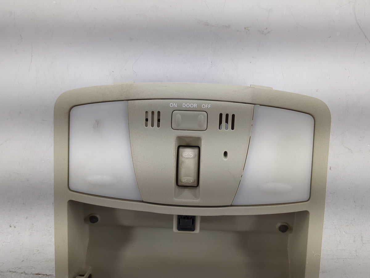 2014 Nissan Maxima Overhead Roof Console Beige - Oemusedautoparts1.com