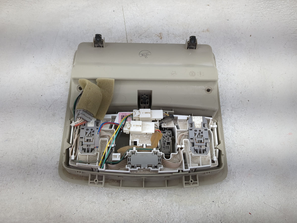 2014 Nissan Maxima Overhead Roof Console Beige - Oemusedautoparts1.com