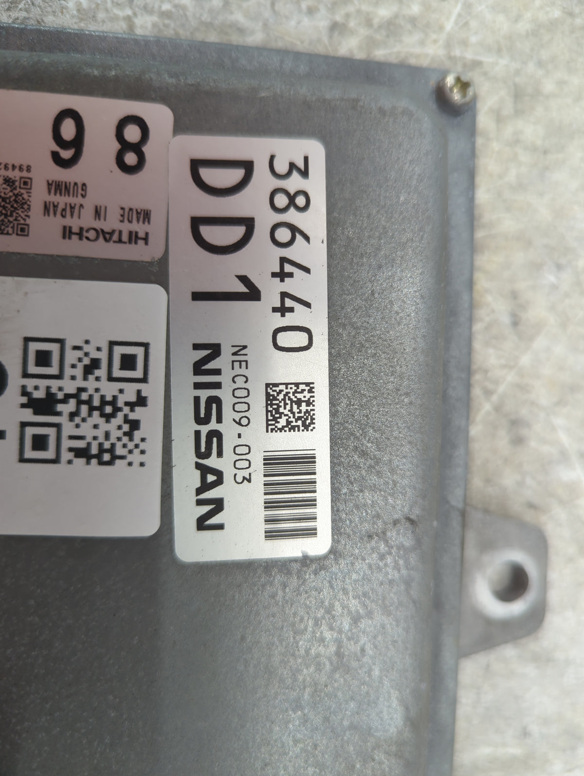 2014 Nissan Maxima PCM Engine Control Computer ECU ECM PCU OEM P/N:NEC009-003 A1H-9M0 200 4714 Fits OEM Used Auto Parts - Oe