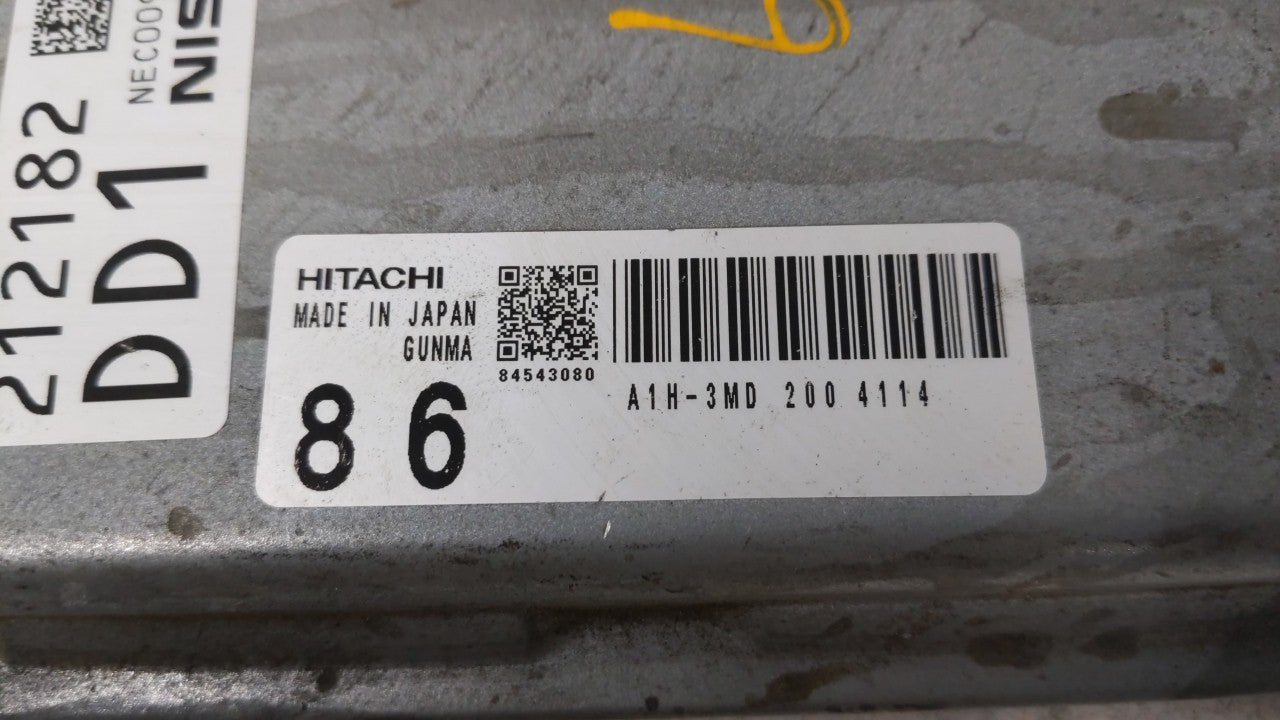 2014 Nissan Maxima PCM Engine Control Computer ECU ECM PCU OEM P/N:NEC009-003 A1H-3MD, NEC005-070 Fits OEM Used Auto Parts -