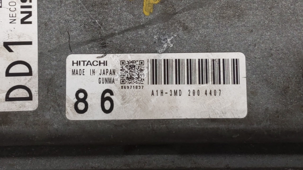 2014 Nissan Maxima PCM Engine Control Computer ECU ECM PCU OEM P/N:NEC009-003 A1H-3MD, NEC005-070 Fits OEM Used Auto Parts -